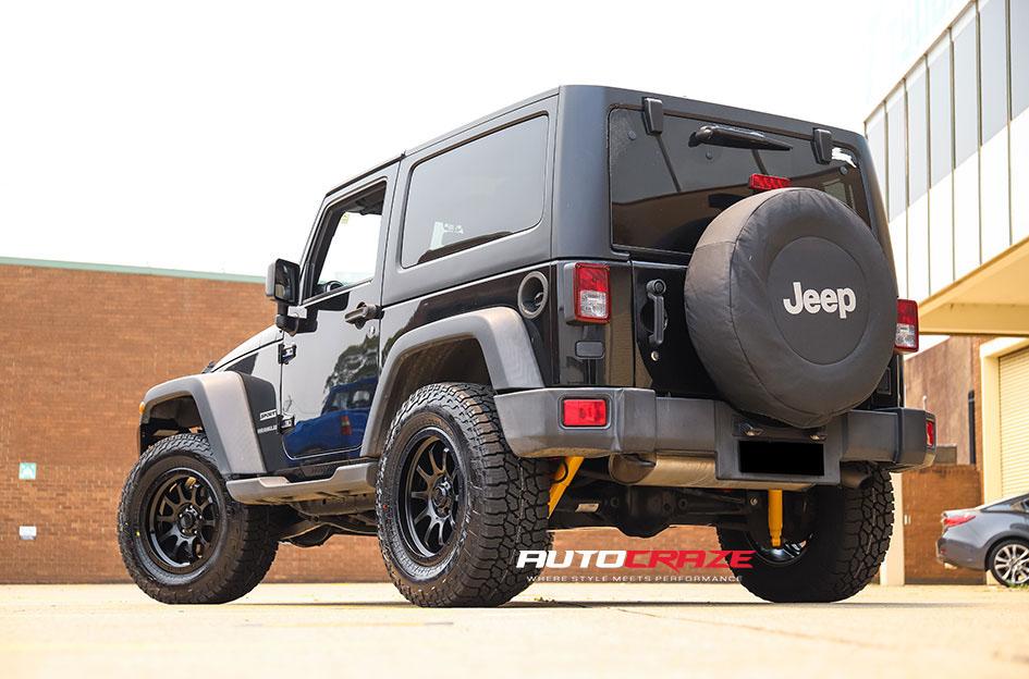 JEEP WRANGLER RG3 SATIN BLACK